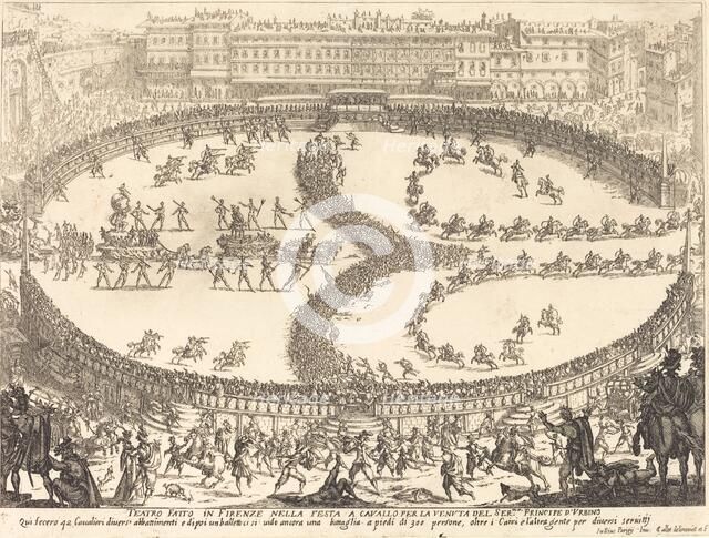 View of the Festival, 1616. Creator: Jacques Callot.