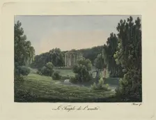 View of the Friendship Temple in Pavlovsk, 1810s. Creator: Thurner (active first quarter of the 19th century)