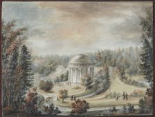 View of the Friendship Temple in Pavlovsk