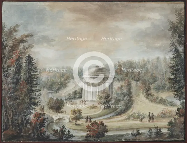 View of the Friendship Temple in Pavlovsk.