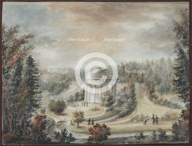 View of the Friendship Temple in Pavlovsk.