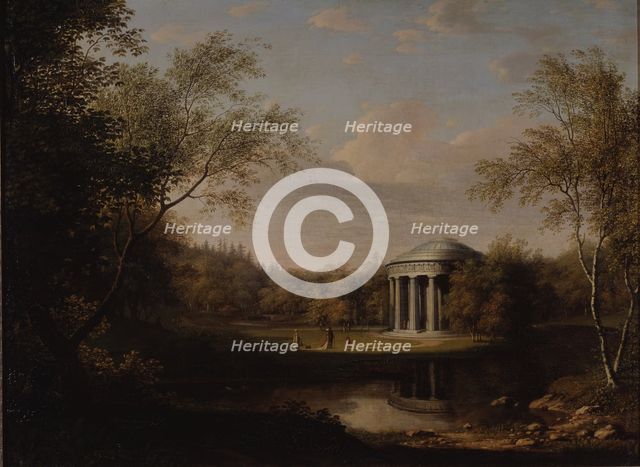 View of the Friendship Temple in Pavlovsk, c. 1800. Artist: Kügelgen, Carl Ferdinand, von (1772-1832)