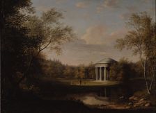 View of the Friendship Temple in Pavlovsk, c. 1800. Artist: Kügelgen, Carl Ferdinand, von (1772-1832)