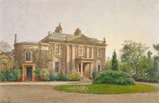 View of the front of Carroun House, South Lambeth Road, Lambeth, London, 1887. Artist: John Crowther