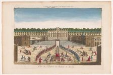 View of the front of the Château de Marly, 1700-1799. Creator: Anon