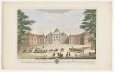 View of the front of the Huis ten Bosch Palace in The Hague, 1734-1768. Creator: H. Scheurleer