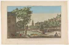View of the Koningsplein and the Munttoren in Amsterdam, before 1744-after 1760. Creator: Anon