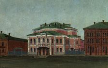 View of the Korolev Theater, Tomsk, 1885. Creator: Pavel Mikhailovich Kosharov
