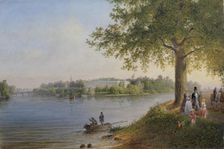 View of the Kamennoostrovsky Palace in St Petersburg, 1847. Artist: Sadovnikov, Vasily Semyonovich (1800-1879)