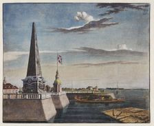 View of the Kronstadt pier, Early 19th cen.