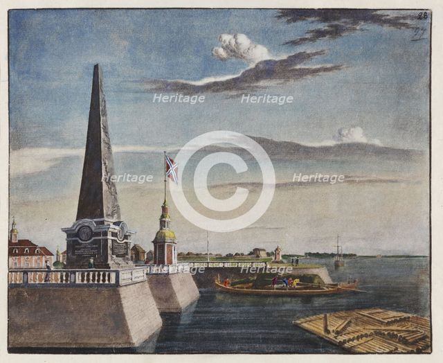 View of the Kronstadt pier, Early 19th cen..
