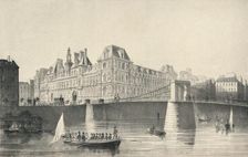 View of the Hotel de Ville and the Pont d'Arcole 1915. Artist: JB Arnout