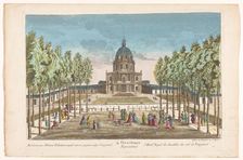 View of the Hôtel des Invalides in Paris seen from the Vaugirard district, 1745-1775. Creator: Anon