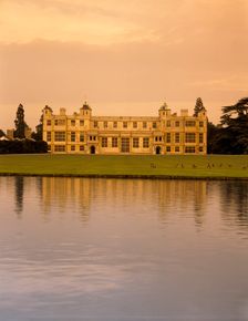 View of the house from the lake, Audley End House, Essex, 1996