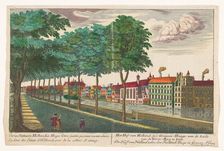 View of the Hofvijver in The Hague, 1704-1762. Creator: Unknown