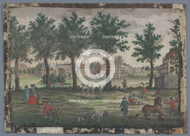 View of the Hofvijver in The Hague, 1742-1801. Creator: Anon.
