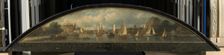View of the Hoge Sluis (bridge) in Amsterdam, from the Amstel harbour, 1868. Creator: Johan Adolph Rust
