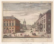 View of the Hohe Markt in Vienna, 1755-1779. Creator: Johann Sigrist