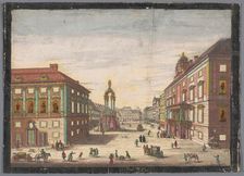 View of the Hoher Markt in Vienna, 1755-1779. Creator: Johann Sigrist