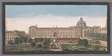 View of the Hôpital de la Salpêtrière in Paris, 1700-1799. Creator: Anon