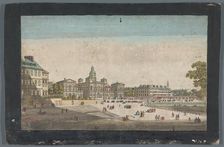 View of the Horse Guards Parade in London, 1745-1775. Creator: Unknown