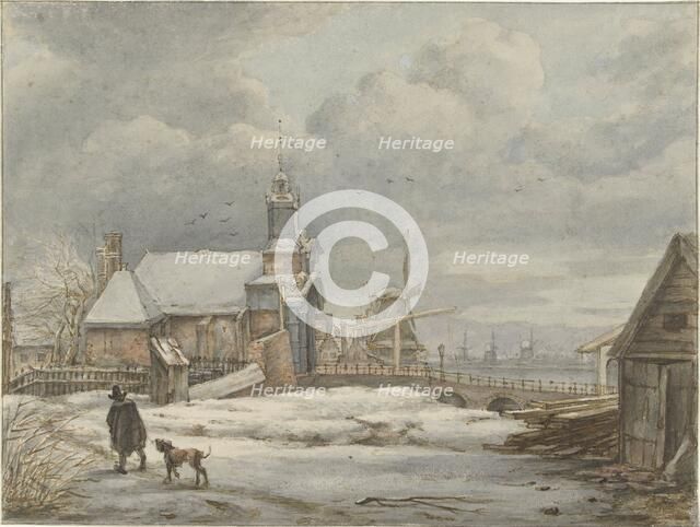 View of the Haarlemmerpoort in Amsterdam, 1796-1849. Creator: Albertus Brondgeest.