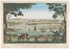 View of the harbor in Portsmouth, 1735-1805. Creator: Unknown
