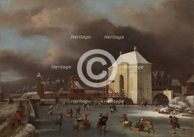 View of the Heiligewegspoort in Amsterdam. Artist: Kessel, Jan van (1641-1680)