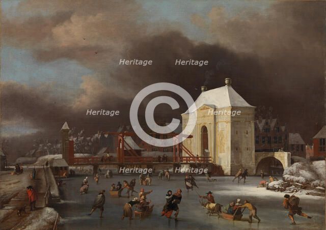 View of the Heiligewegspoort in Amsterdam. Artist: Kessel, Jan van (1641-1680)