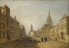 View of the High Street, Oxford, 1809-1810. Artist: JMW Turner