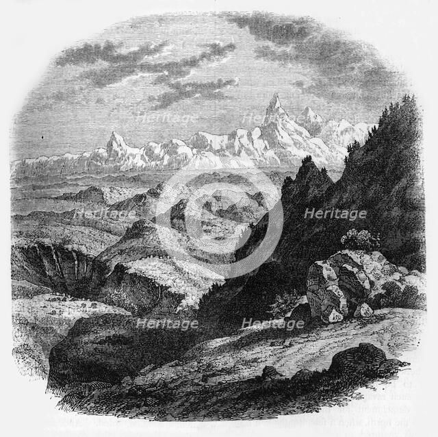 'View of the Hindoo Coosh Mountains', c1891. Creator: James Grant.