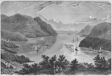 View of the Hudson from the Vicinity of West-Point 1883. Artist: Littell