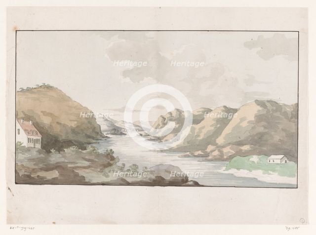 View of the Hudson River, 1700-1800. Creator: Anon.