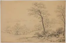 View of the Hudson River, 19th century. Creator: John William Casilear