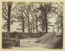 View of the Interior of Fort Steadman, May 1865. Creator: Alexander Gardner