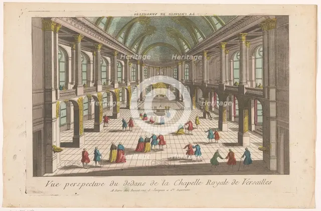 View of the interior of the Palace of Versailles, 1700-1799. Creator: Anon.