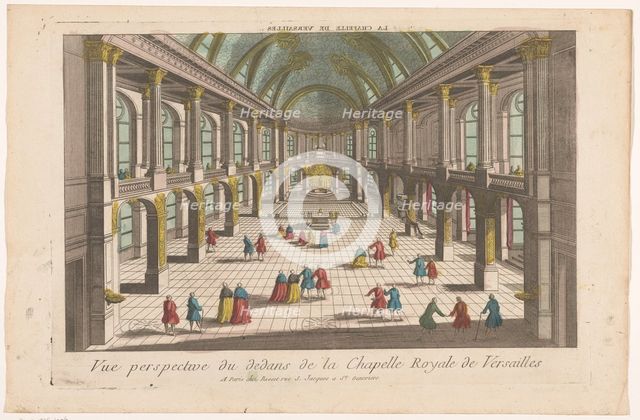 View of the interior of the Palace of Versailles, 1700-1799. Creator: Anon.