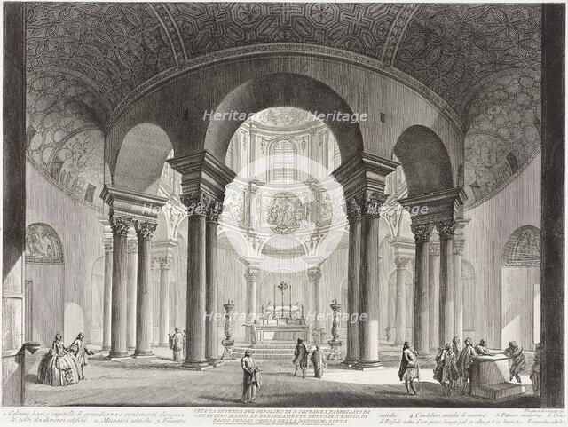 View of the interior of the Tomb of Saint Costanza, built by Constantine the Great..., c1760-1778. Creator: Giovanni Battista Piranesi.