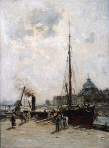 View of the Institute 19th century. Artist: Charles Lapostolet