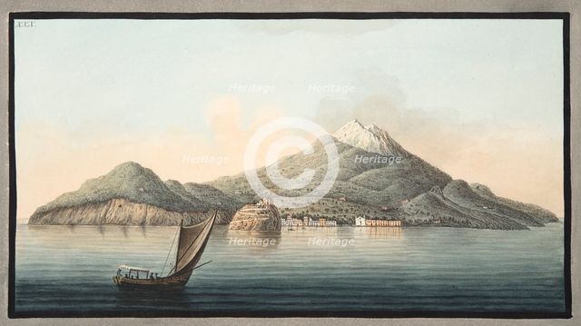 View of the Island of Ischia from the sea, 1776.