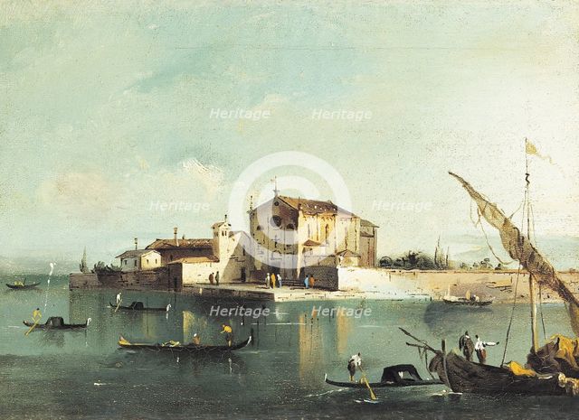 View of the island of San Cristoforo di Murano. Creators: Francesco Guardi, Giacomo Guardi.