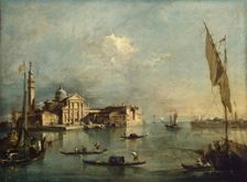 View of the Island of San Giorgio Maggiore, 1770. Creator: Francesco Guardi