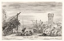 View of the Italian Coast. Creator: Stefano Della Bella (Italian, 1610-1664)