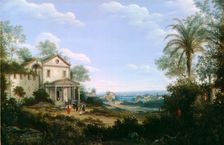 View of the Jesuit Church at Olinda, Brazil, 1665. Creator: Frans Post