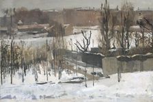 View of the Oosterpark, Amsterdam, in the Snow, 1892. Creator: George Hendrik Breitner