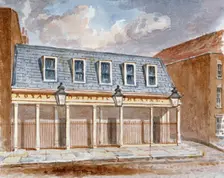 View of the Olympic Theatre, Wych Street, Westminster, London, 1825. Artist: Anon