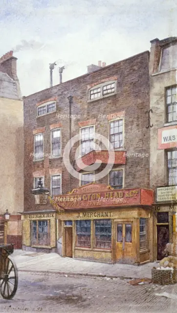 View of the Old Black Jack Inn, Portsmouth Street, Westminster, London, 1883. Artist: John Crowther