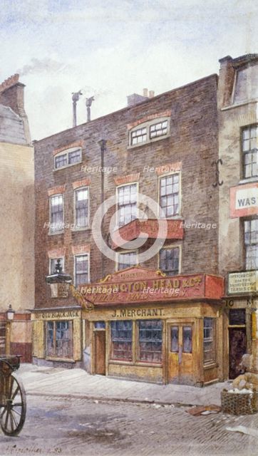 View of the Old Black Jack Inn, Portsmouth Street, Westminster, London, 1883. Artist: John Crowther
