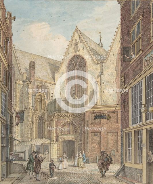 View of the Old Church of Amsterdam, n.d.. Creator: Hermanus Petrus Schouten.