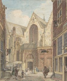 View of the Old Church of Amsterdam, n.d.. Creator: Hermanus Petrus Schouten
